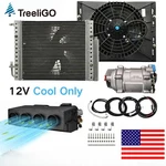12V Car Air Conditioner Unit Underdash Electric Universal Truck Ac Kit 10000 Btu. Fixed Price $450.11.