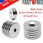 Countersunk Ring Round Disc Strong N35 Magnets Rare Earth Neodymium W/ Hole 5MM. Fixed Price $72.67.