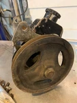1971-1974 Pontiac Firebird Trans Am 400 455 Power Steering Pump Pulley + Bracket. Fixed Price $149.99.