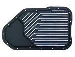 Heavy Duty Cast Alum Transmission Pan Gm 200 4R Stock Capacity Black Powder Coat. Fixed Price $444.95.
