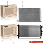 A-premium Radiator & A/c Condenser W/ Bracket For Buick Regal 11-13 Auto Trans. Fixed Price $165.89.