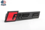 Audi Front Radiator Grill Badge 'RS5' Gloss Black Genuine 8W6853736CT94. Fixed Price $86.59.