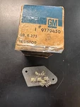 1965-1968 Pontiac Heater Fan Blower Resistor With Atc (new: 9779450). Fixed Price $50.00.
