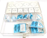 Lot Of Mixed Everco Locking Rings For Auto Air Conditioning & Heating Assemblies. Fixed Price $18.96.