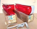 Mopar 2932710-2932711 Nos Pair Tail Lamp Lenses 1969 Plymouth Fury I, Ii Oem. Fixed Price $142.50.