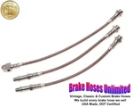 Stainless Brake Hose Set Oldsmobile Jetstar 1, 1965. Fixed Price $89.99.