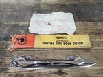 Nos Gm 1949-50 Pontiac Chrome Gas Fuel Door Guard Chieftan Starchief Accessory. Fixed Price $45.00.