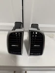 10-16 Panamera Black Silver Dashboard Pair Lh Rh Heat Vents Set Oem. Fixed Price $31.00.