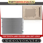 Ac Condenser W/receiver Drier For Lexus LX470 1999 Toyota Land Cruiser 1998-2007. Fixed Price $79.99.