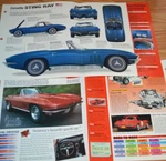 1966 Chevy Corvette Stingray Specs Info Original Poster Brochure C2 427. Fixed Price $18.99.