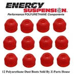 Jeep All Models (55-01) Polyurethane Tie Rod Dust Boots (12) #13001R. Fixed Price $32.00.
