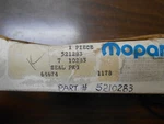 Nos Mopar 5210283 Ac Compressor Shaft Seal Kit For Dodge Omni Plymouth Horizon. Fixed Price $14.95.
