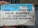 Nos A/c Delco,gm 5910745 1965 1972 Valve. Fixed Price $100.00.