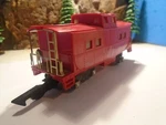 American Flyer Lines Scale Red Plastic Illuminated Caboose No 630 5-70-14. Fixed Price $14.99.