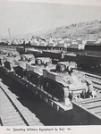 Vintage Railroad Photo Print M5 Stewart Tanks Flat Car WW11 1940S Military Train. Fixed Price $21.50.