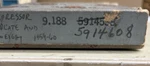 1959-1960 A/c Compressor Front Plate And Counterweight Gm# 5914608. Fixed Price $110.00.
