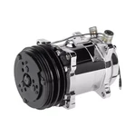 Compressor Fits Sanden 508 Style V-belt 12V Chrome Black Groove. Fixed Price $119.99.
