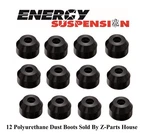 Jeep All Models (55-01) Polyurethane Tie Rod Dust Boots (12) #13001G. Fixed Price $30.00.