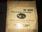 Leece-neville Fhp Motor Part No. Blower 9287FB12V7739 Nos. Fixed Price $39.99.