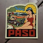 Paso Robles Vtg Style Travel Decal Hot Rod Custom Old Cars Kustom Kulture Auto. Fixed Price $15.99.