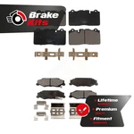 Front Rear Ceramic Brake Pads Kit For 2012-2012 Chevrolet Corvette Base. Fixed Price $86.15.