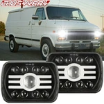 Pair 5X7" 7X6 Inch Led Headlights For Chevrolet G10 G20 G30 1981-1995. Fixed Price $69.99.