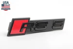 Audi Front Radiator Grill Badge 'RS5' Gloss Black Genuine 8W6853736CT94. Fixed Price $83.30.