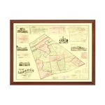 Old Map Of Lebanon County, Pa 1860 - Vintage Pennsylvania Ar. Fixed Price $69.99.