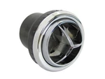 Louver, Vent, In Dash Tri Vane, Large Metalized, 2" Duct Hose 32-41. Fixed Price $24.50.