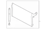 Genuine Genesis G90 2017-2019 A/c Condenser, 97606-D2300. Fixed Price $397.95.