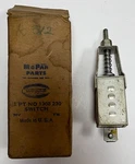 New Old Stock Heater Blower Switch For 1940-48 Models Mopar #1308230. Fixed Price $165.00.