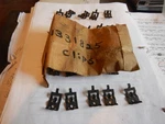 (5) Nos Studebaker Heater Cable Control Clips 59-66 Hawk Avanti Lark Truck. Fixed Price $19.99.