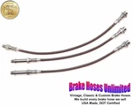 Stainless Brake Hose Set Oldsmobile Jetstar 1, 1964. Fixed Price $89.99.