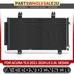 A/c Condenser For Acura Tlx 2021-2024 L4 2.0L Sedan W/ Receiver Drier & Bracket. Fixed Price $122.99.