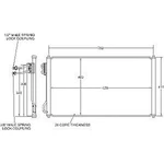 CND40170 New Replacement A/c Condenser Fits 1999-2001 Ford Mustang Cobra. Fixed Price $146.00.