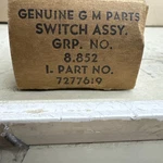 Gm 7277619 Blower Switch W/push Button Controls 1961-62 Bonniville, Catalina Nos. Fixed Price $60.00.