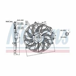 Nissens A/c Condenser Fan Front 85648 17401362096 For Bmw. Fixed Price $171.84.