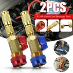 Hvac R134A R12 Valve Core High & Low Pressure Quick Remover Install Tool Set. Fixed Price $19.49.