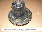 75 Cadillac Fleetwood Limo Left Rear A/c Heater Blower Motor W/ Squirrel Cage. Fixed Price $149.99.