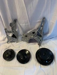 Chevrolet Gm Small Block V8 Ps Alt. Bracket Serpentine Pulleys Powder Coated. Fixed Price $449.95.