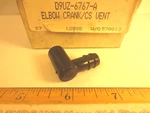 Ford 1980/1987 E100/350 Van 5.8L (351W C.i.d.) Elbow, Crankcase Vent D9UZ-6767-A. Fixed Price $17.95.