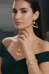 Nasima Iran Map Jewelry Set 18K Gold Plated Necklace Bracelet Earrings Gift. Fixed Price $54.00.