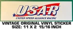 United Speed Alliance Racing - Vintage Original Vinyl Decal Sticker Drag Nhra. Fixed Price $9.42.