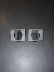 1968 - 1976 Mopar Body Black Defroster Dash Vents 69 70 71 72 73 74 Demon Dart. Fixed Price $84.98.