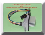 Blower Motor Resistor W/ 2 Heads Electrical Pigtail Connector Fits: Gm Vehicles. Fixed Price $126.00.