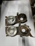 1963 Ford Galaxie Headlight Mounting Bucket Trim Ring Brackets. Fixed Price $213.75.