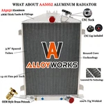 4 Row Aluminum Radiator 1932 Ford Hi Boy Street Rat Rod Gm Chevy V8. Fixed Price $229.00.
