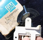 Nos 1969-1970 Buick Lesabre Wildcat 1387324 Heater Switch W/o Air Cond. Oem Gm. Fixed Price $59.99.