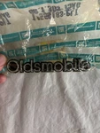 Gm Oldsmobile Radiator Grille Nameplate Nos 559183. Fixed Price $85.00.