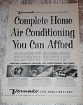 1956 Vornado Vintage Print Air Conditioning Home Central Cooling B&w. Fixed Price $8.98.